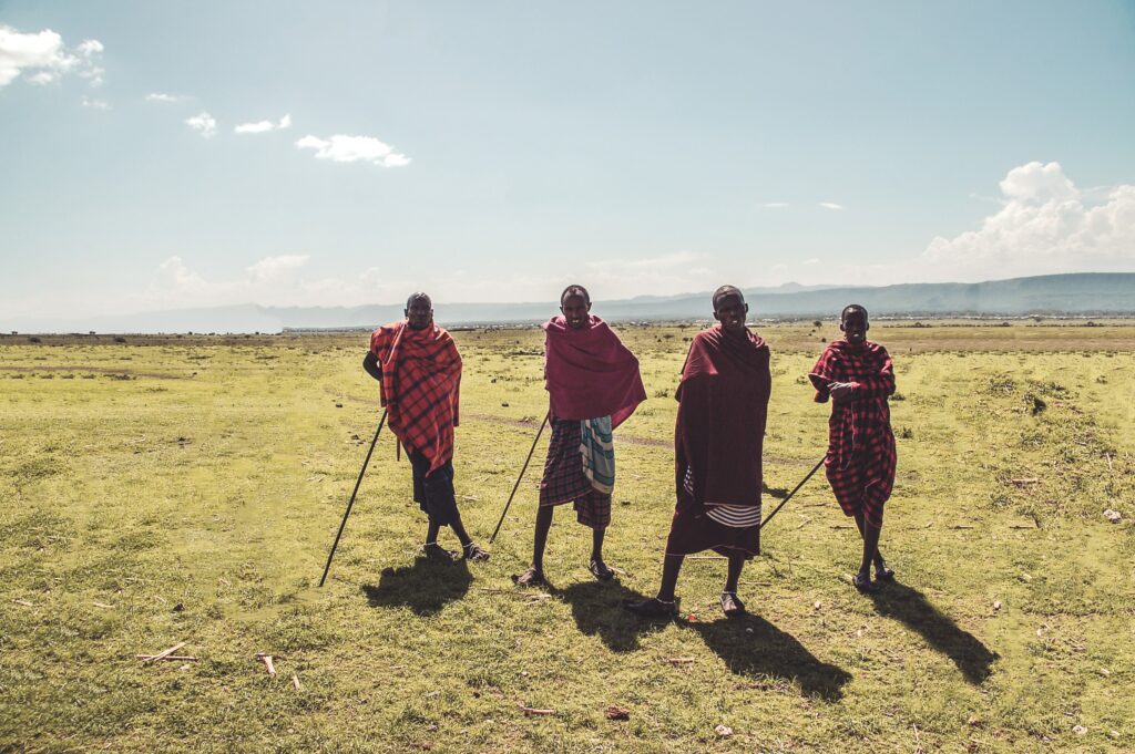 Image showing Masai people as seen in the Ngorongoro next to Tanzania's Serengeti | Planet Africa Safaris | Blog | Paola Blaskovic